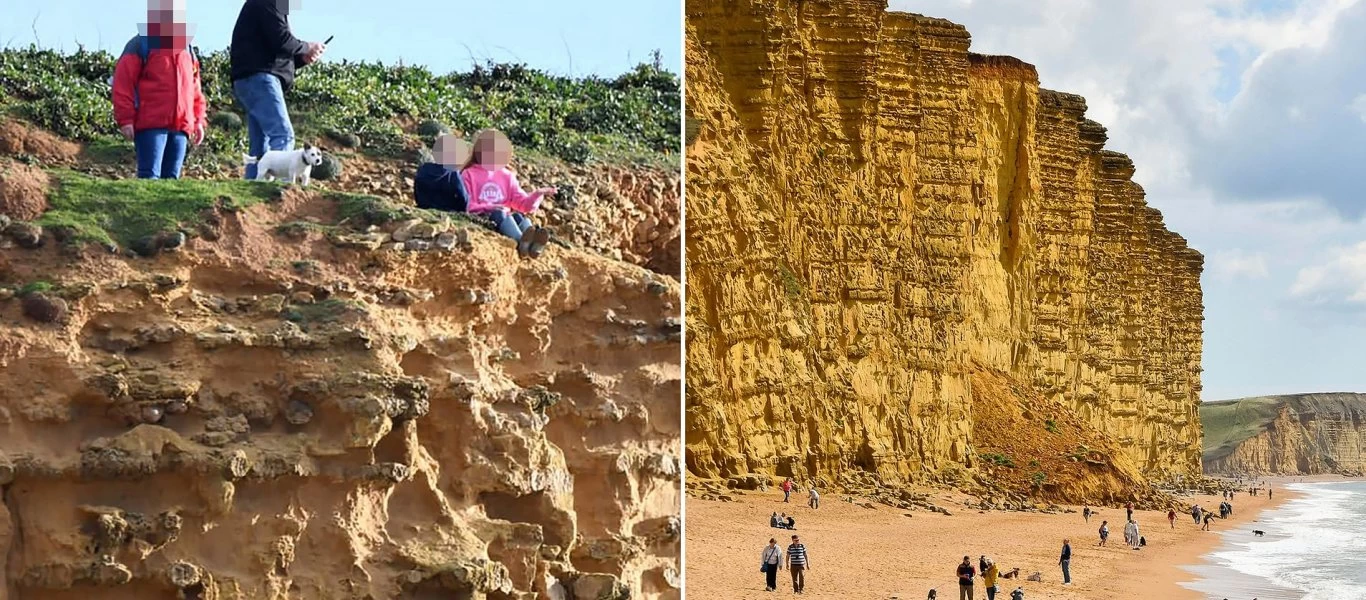 Πατέρας αφήνει τα παιδιά του στο χείλος του γκρεμού για να τα βγάλει φωτογραφία